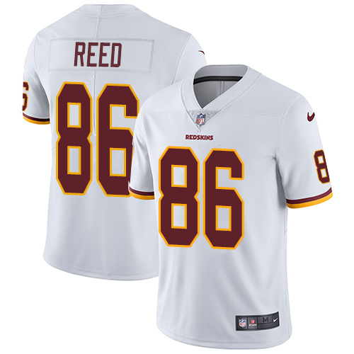 Nike Redskins #86 Jordan Reed White Men's Stitched NFL Vapor Untouchable Limited Jersey